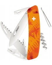 Μαχαίρι τσέπης Swiza - TT05, πορτοκαλί, με τσιμπούρι εργαλείο -1