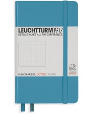 Σημειωματάριο  τσέπης  Leuchtturm1917 - A6, σελίδες με τελείες,Nordic Blue -1