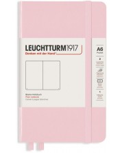 Σημειωματάριο  τσέπης  Leuchtturm1917 - A6, λευκές σελίδες,Powder