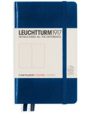 Σημειωματάριο  τσέπης Leuchtturm1917 - A6,σελίδες με τελείες,Navy