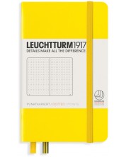 Σημειωματάριο  τσέπης Leuchtturm1917 - A6, σελίδες με τελείες,Lemon