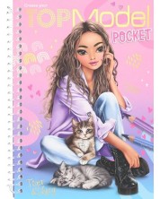 Βιβλίο ζωγραφικής τσέπης Depesche TopModel - Tiger and Lucy