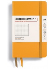 Σημειωματάριο τσέπης Leuchtturm1917 Rising Colors - A6, πορτοκαλί, διακεκομμένες σελίδες, σκληρό εξώφυλλο