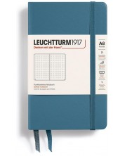 Джобен тефтер Leuchtturm1917 Rising Colors - A6, светлосин, διακεκομμένες σελίδες, σκληρό εξώφυλλο