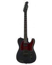 Ηλεκτρική κιθάρα Harley Benton -TE-20HH SBK, μαύρη -1
