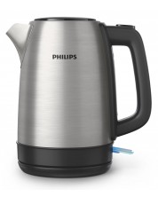 Βραστήρας Philips - HD9350/90, 2200W, 1.7 l, γκρί -1