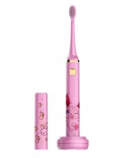 Ηλεκτρική οδοντόβουρτσα IQ - Kids Pink, 2 κεφαλές, ροζ