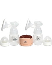 Ηλεκτρική αντλία μητρικού γάλακτος  Lorelli Daily Comfort -Διπλό, ροζ -1