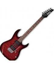 Ηλεκτρική κιθάρα Ibanez - GRX70QA, Transparent Red Burst -1