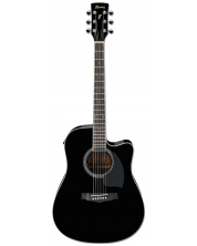 Ηλεκτροακουστική κιθάρα Ibanez - PF15ECE, Black High Gloss -1