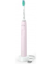 Ηλεκτρική οδοντόβουρτσα Philips - HX3671/11, 1 κεφαλή, ροζ  -1
