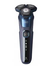 Ξυριστική μηχανή ηλεκτρική  Philips - Series 5000, 3 κεφαλές, μπλε