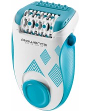 Αποτριχωτική συσκευή Rowenta - SKIN SPIRIT EP2910F1, 2 επιπέδων, λευκό/μπλε