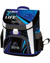 Εργονομική σχολική τσάντα  Lizzy Card Gamer 4 Life - Premium