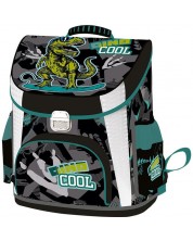 Εργονομική σχολική τσάντα  Lizzy Card Dino Cool - Premium