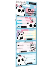 Σχολικές ετικέτες Lizy Card - Lollipop Pandacorn, 12 τεμάχια
