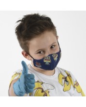 Παιδική προστατευτική μάσκα - Κουκουβάγια, τριών στρώσεων, 4-8 ετών