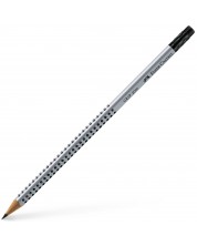 Μολύβι γραφίτη Faber-Castell Grip 2001 - B, με γόμα