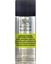 Βερνίκι φινιρίσματος για καλλιτέχνες Winsor & Newton - Gloss, αεροζόλ, 400 ml -1