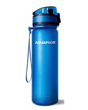 Μπουκάλι νερού φιλτραρίσματος Aquaphor - City, 160010, 0.5 l,μπλε