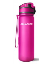 Μπουκάλι νερού φιλτραρίσματος Aquaphor - City, 160008, 0.5 l,ροζ