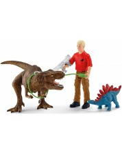 Φιγούρα Schleich Dinosaurs - Επίθεση του Τυραννοσαβάρ Ρεξ -1