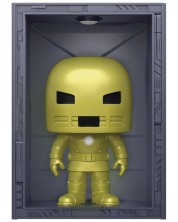 Φιγούρα Funko POP! Deluxe: Iron Man - Hall of Armor (Model 1 Golden Armor) (Metallic) (PX Previews Exclusive) #1035 -1