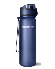 Μπουκάλι νερού φιλτραρίσματος Aquaphor - City, 160011, 0.5 l,navy