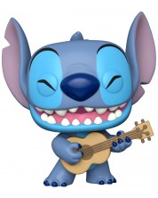 Φιγούρα Funko POP! Disney: Lilo & Stitch - Stitch with Ukulele (Special Edition) #1419, 25 cm