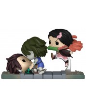 Φιγούρα Funko POP! Moments: Demon Slayer - Tanjiro & Nezuko vs. Temple Demon (Special Edition) #1419 -1