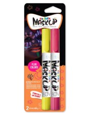 Μαρκαδόροι προσώπου  Carioca Mask up - Νέον, κίτρινο και ροζ -1