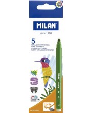 Μαρκαδόροι Milan - 5 χρώματα -1