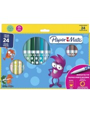 Μαρκαδόροι  Paper Mate - Kids Colouring, 24 χρώματα -1