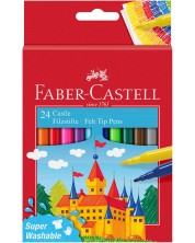 Μαρκαδόροι Faber-Castell Castle - 24 χρώματα -1