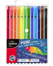 Μαρκαδόροι Kidea - 12 χρώματα