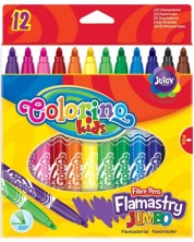 Μαρκαδόροι Colorino Kids - Jumbo, 12 χρώματα