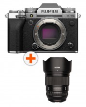 Φωτογραφική μηχανή Fujifilm X-T5, Silver + Φακός Viltrox - AF, 75mm, f/1.2,για Fuji X-mount