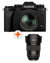 Φωτογραφική μηχανή Fujifilm - X-T5, 18-55mm, Black + Φακός Viltrox - AF, 75mm, f/1.2, για  Fuji X-mount -1