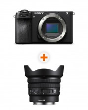Φωτογραφική μηχανή Sony - Alpha A6700, Black + Φακός  Sony - E PZ, 10-20mm, f/4 G -1
