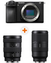 Φωτογραφική μηχανή Sony - Alpha A6700, Black + Φακός Sony - E, 16-55mm, f/2.8 G + Φακός Sony - E, 70-350mm, f/4.5-6.3 G OSS -1