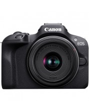 Φωτογραφική μηχανή Canon - EOS R100, RF-S 18-45mm, f/4.5-6.3 IS STM, Black