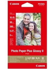 Χαρτί φωτογραφιών Canon - PP-201, A6, 10x15cm, 50 τεμάχια