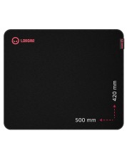 Gaming pad για ποντίκι Lorgar - Main 325, XL, μαλακό ,μαύρο/κόκκινο