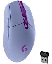Gaming ποντίκι Logitech - G305 Lightspeed, Οπτικό , μωβ -1