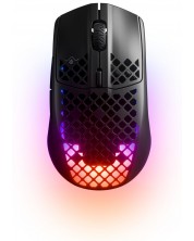 Gaming ποντίκι SteelSeries - Aerox 3 (2022), ασύρματο, μαύρο