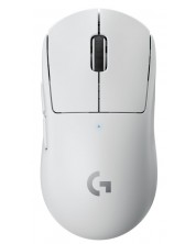 Ποντίκι gaming Logitech - PRO X SUPERLIGHT, οπτικό, ασύρματο, λευκό -1