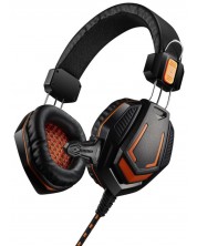 Ακουστικά gaming Canyon - Fobos GH-3A, μαύρο/πορτοκαλί