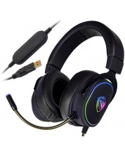 Ακουστικά gaming Roxpower - T-Rox ST-GH381, μαύρα