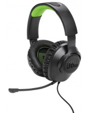 Ακουστικά gaming JBL - Quantum 100X Console, Xbox, μαύρο/πράσινο