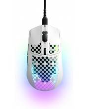 Gaming ποντίκι SteelSeries - Aerox 3 (2022), ασύρματο, άσπρο